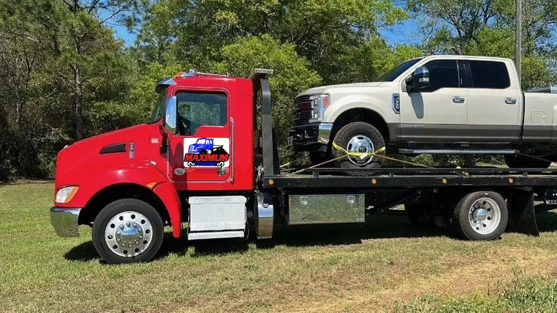 Kenworth tractor used for heavy transport